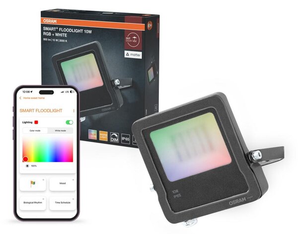 Osram - LED RGBW stmievateľný reflektor SMART+ FLOODLIGHT LED/10W/230V IP65 Wi-Fi