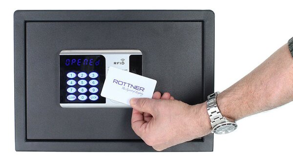Nábytkový elektronický trezor RFID 1, 250 x 350 x 250 mm, RFID čip/karta