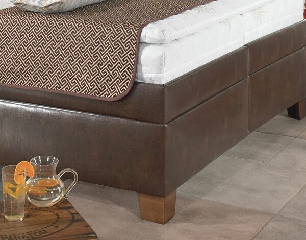 Americká posteľ boxspring LUIGI, s úložným priestorom