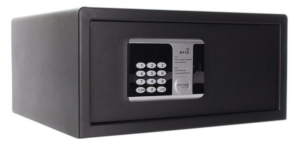 Nábytkový elektronický trezor RFID LAP, 200 x 435 x 370 mm, RFID čip/karta