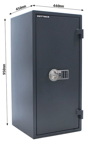 Ohňovzdorný nábytkový trezor FIRE HERO 100 EL, , 950 x 440 x 450 mm, elektronický zámok