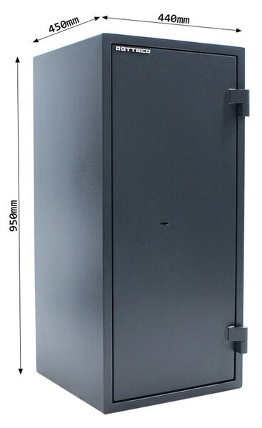 Ohňovzdorný nábytkový trezor FIRE HERO 100, 950 x 440 x 450 mm, mechanický - na kľúč