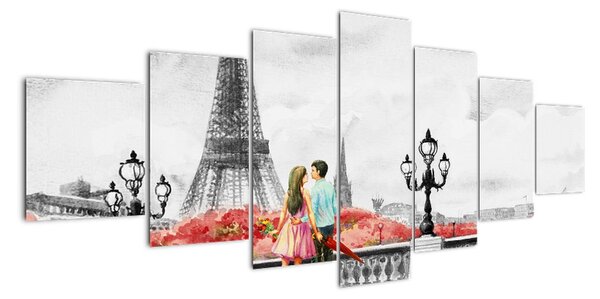 Obraz Paríža (Obraz 210x100cm)