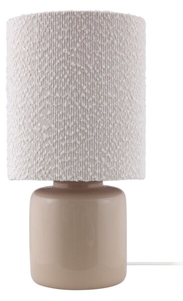 Stolové Lampa Globen Lighting, Florian, Biela, Obývacia izba, Tkanina / Textil