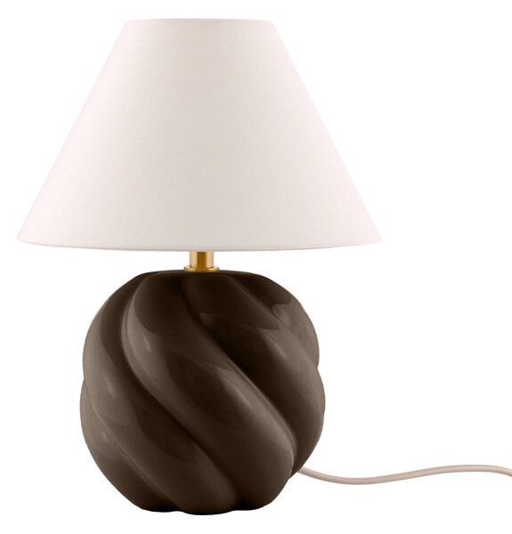 Stolové Lampa Globen Lighting, DAHLIA, Béžová, Obývacia izba, Tkanina / Textil