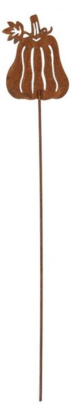 Rustikálny hrdzavý zápich tekvice - 7*1*40 cm - Clayre & Eef
