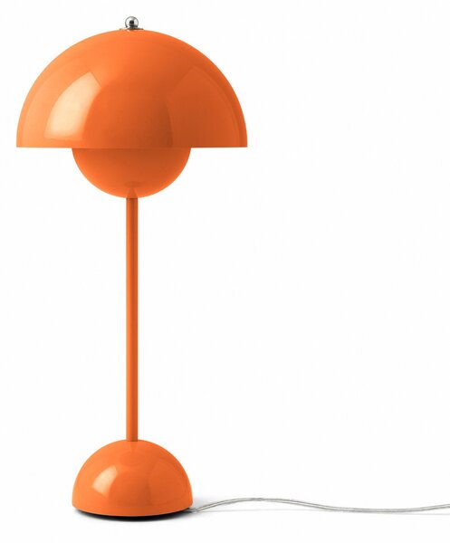 Stolové Lampa &Tradition, Flowerpot VP3, Oranžová, Obývacia izba, Kov, Dizajnový