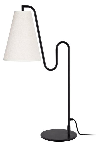 Stolové Lampa Globen Lighting, Lou, Biela, Obývacia izba, Tkanina / Textil, Dizajnový