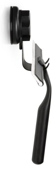 Čierna samodržiaca nástenná stierka na sklo s držiakom Compactor Bestlock Black Double Hook Squeegee