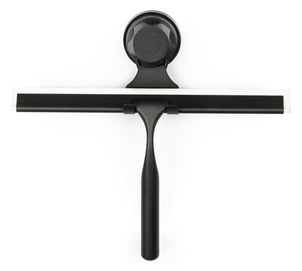 Čierna samodržiaca nástenná stierka na sklo s držiakom Compactor Bestlock Black Double Hook Squeegee