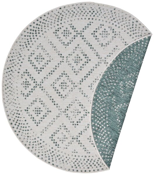 Mujkoberec Original Kusový koberec Nora 105007 Green Creme kruh - 160x160 (průměr) kruh cm