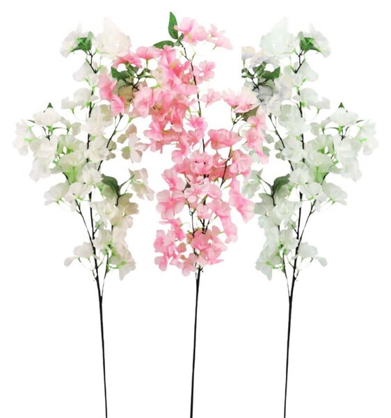 Umelá kvetina CHERRY BLOSSOM 88 cm - viac farieb Farba: Biela