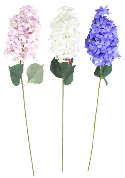 Umelý kvet HORTENZIA PLUME 87 cm - viac farieb Farba: Biela
