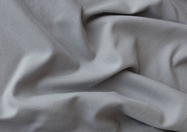 Prestieradlo Světle šedé INTERLOCK Jersey interlock 90-100 x 200-220/35