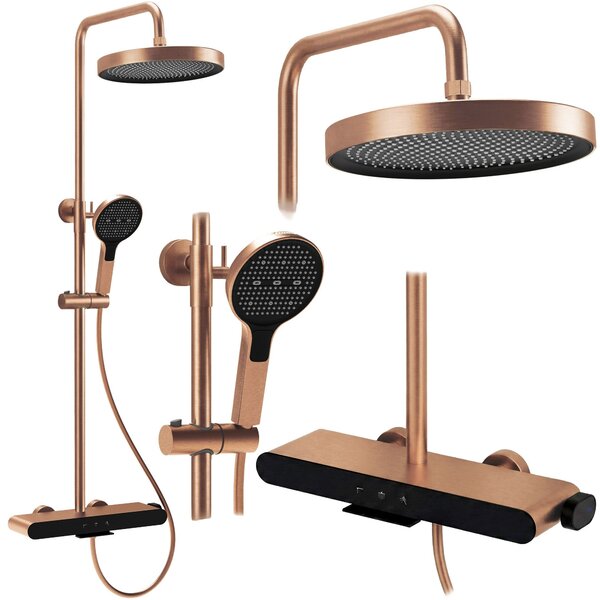 Sprchový set REA Farel Brush Copper