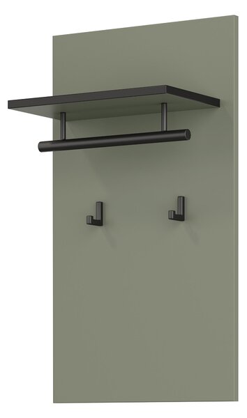 NovýNábytok.sk Vešiakový panel Crossroad H G03 (borovica zelená + čierna). Akcia -18%. Vlastná spoľahlivá doprava až k Vám domov. 1118195