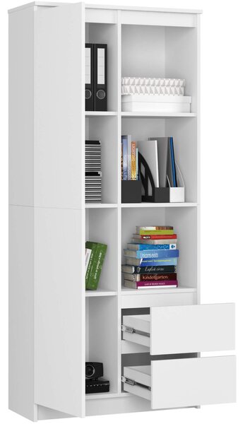 Ak furniture Skriňa Rexa 80 cm biela