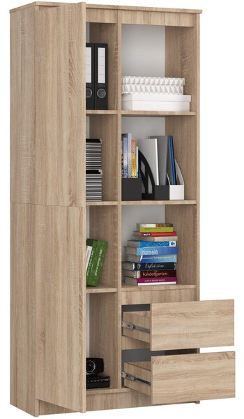 Ak furniture Skriňa Rexa 80 cm dub sonoma