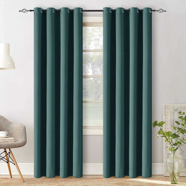 Zatemňovací záves VELVET 140x250 cm, tyrkysový Zavesenie: Riasiaca páska