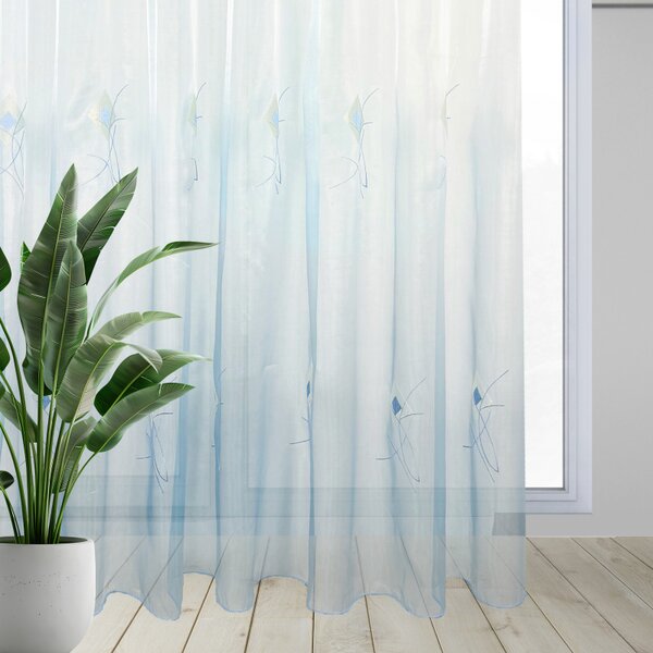 Organza látka/platno GLORIA 129-108 modrá