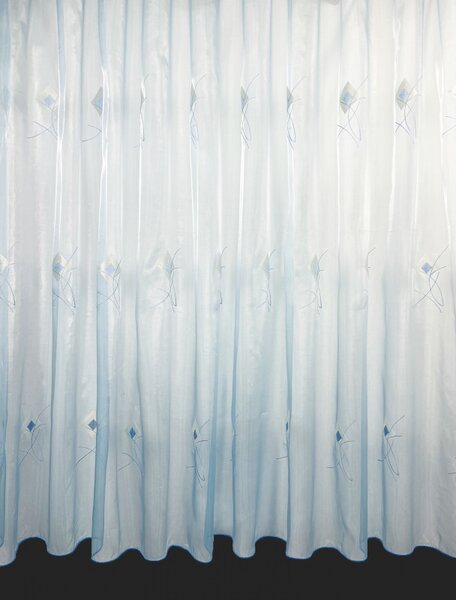Organza látka/platno GLORIA 129-108 modrá