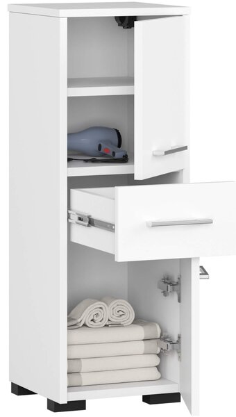 Ak furniture Kúpeľňová skrinka Fin biela