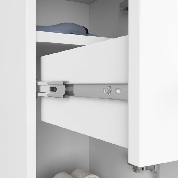 Ak furniture Kúpeľňová skrinka Fin biela