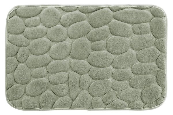Zelená kúpeľňová predložka 50x80 cm Ricochet – douceur d'intérieur
