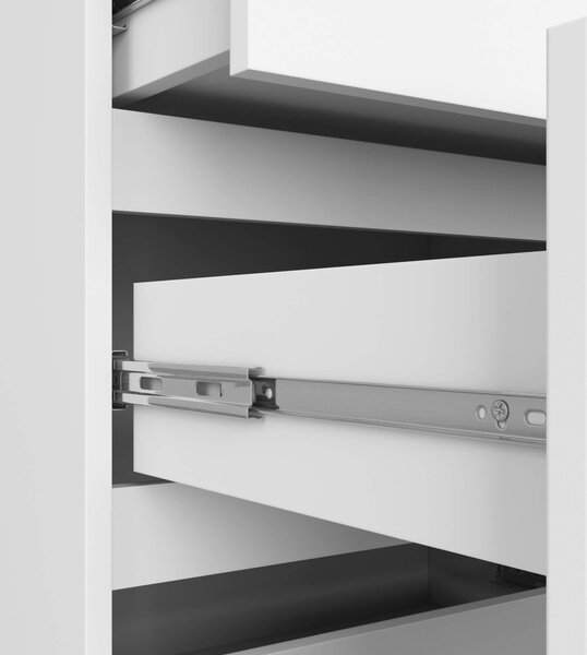 Ak furniture Komoda Kuba 120 cm biela