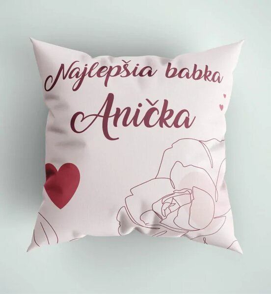 Vankúš pre babku s menom