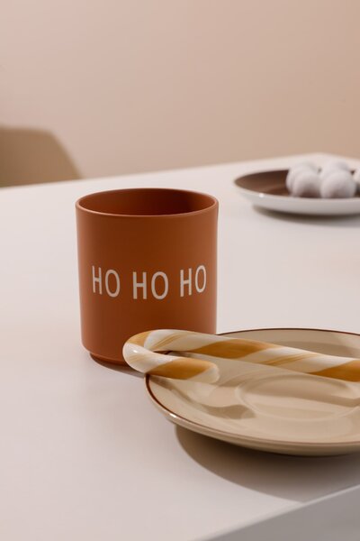 Porcelánový hrnček Brown HO HO HO 300 ml
