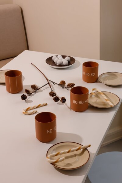 Porcelánový hrnček Brown HO HO HO 300 ml