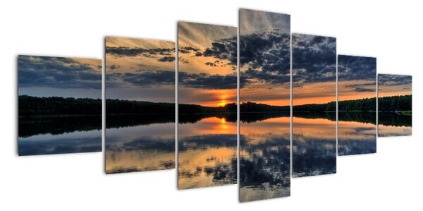 Západ slnka - obraz do bytu (Obraz 210x100cm)