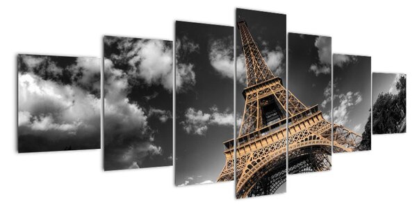 Eiffelova veža - obrazy (Obraz 210x100cm)