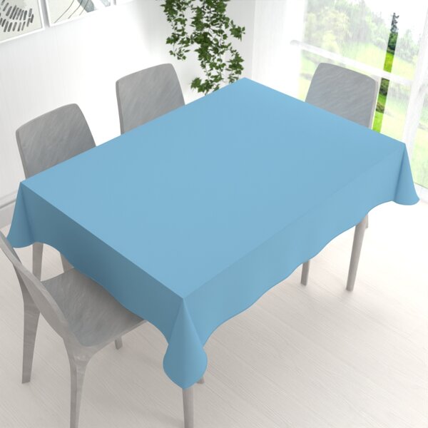 Biante Dekoračný obdĺžnikový obrus Rongo RG-100 Svetlo modrý 50x100 cm