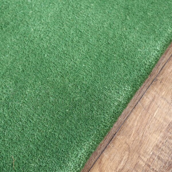 Asra , Ručne všívaný kusový koberec wool sv. zelená, 60x110, zelená, obývacia izba