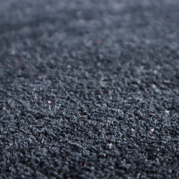 Asra , Ručne všívaný kusový koberec wool čierna, 60x110, čierna, obývacia izba