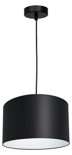 Luster na lanku ARDEN 1xE27/60W/230V pr. 25 cm čierna/biela