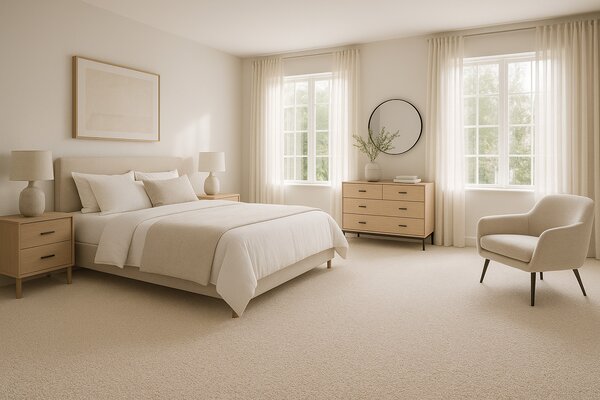 Betap , Koberec metráž Dynasty 60, na mieru, šíře 4m, biela, filc, detská izba