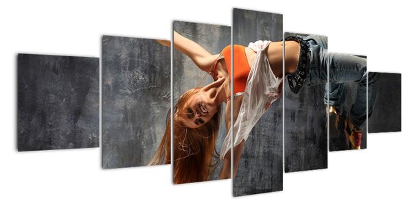 Street Dance tanečnice - obraz (Obraz 210x100cm)