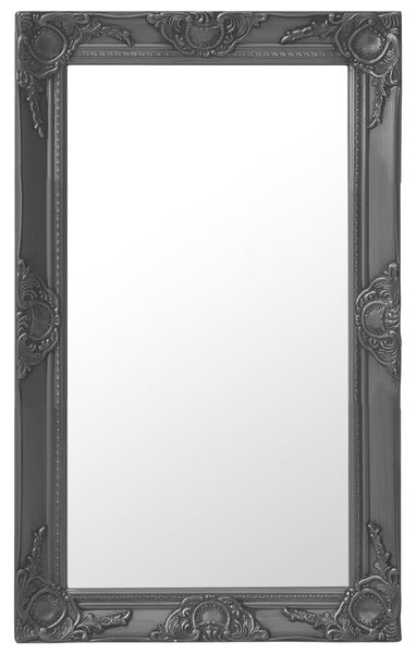 Nástenné zrkadlo v barokovom štýle 50x80 cm čierne