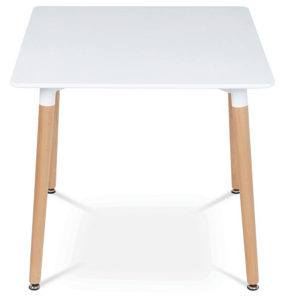 Jedálenský stôl DT-303 biely / naturálny