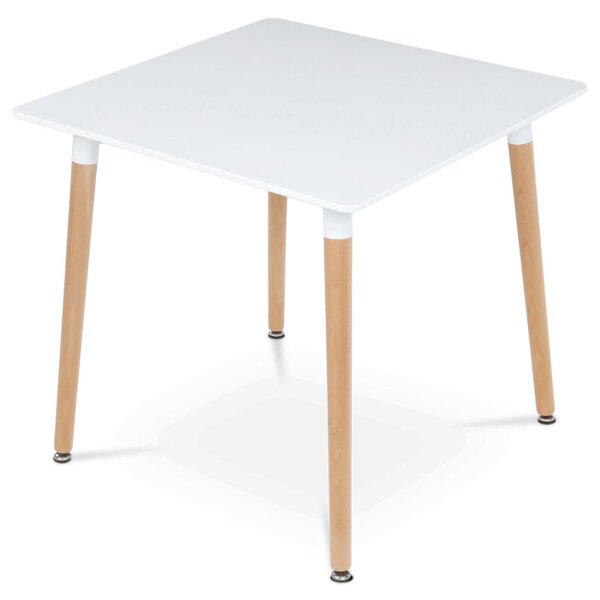Jedálenský stôl DT-303 biely / naturálny