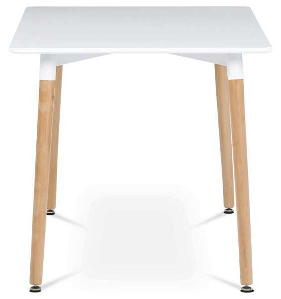 Jedálenský stôl DT-304 biely / naturálny