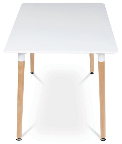 Jedálenský stôl DT-304 biely / naturálny