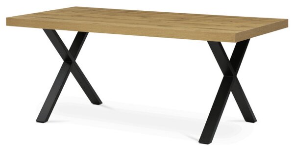 Jedálenský stôl HT-R5316 dub / čierny