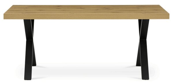 Jedálenský stôl HT-R5316 dub / čierny