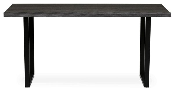 Jedálenský stôl HT-R5216 sivý dub / čierny
