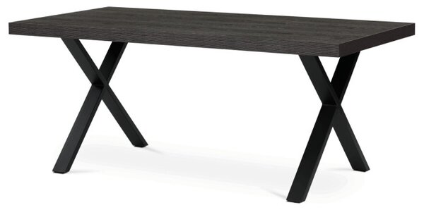 Jedálenský stôl HT-R5316 sivý dub / čierny