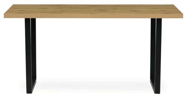 Jedálenský stôl HT-R5216 dub / čierny